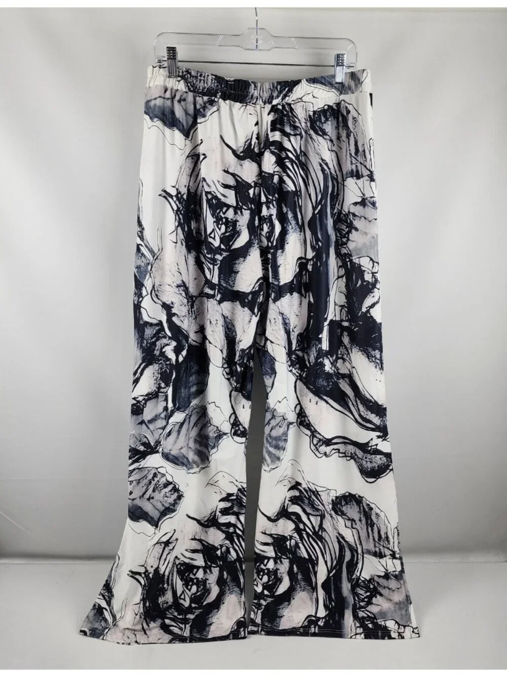 Lily by Firmiana Pants Womens 3XL Multicolor Geometric Palazzo Wide Leg Pant NWT - Picture 7 of 9